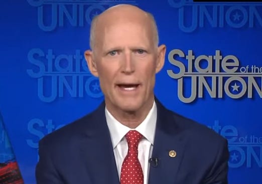 Rick Scott Falls Apart When Asked About Trump’s Bad Economy