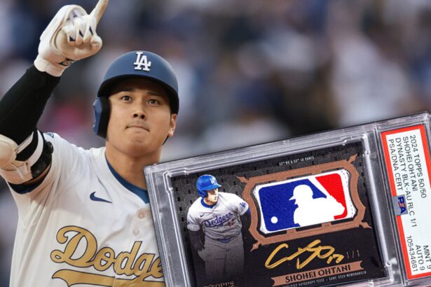 Shohei Ohtani’s Signed 50/50 Card With Game-Worn Patch Sells For Record .067M