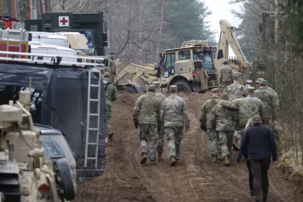 Some progress made in recovering U.S. Army soldiers submerged in Lithuanian swamp : NPR