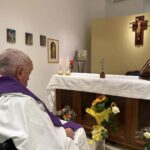 Vatican Releases Photo Of Pope Praying From Hospital Suite Chapel