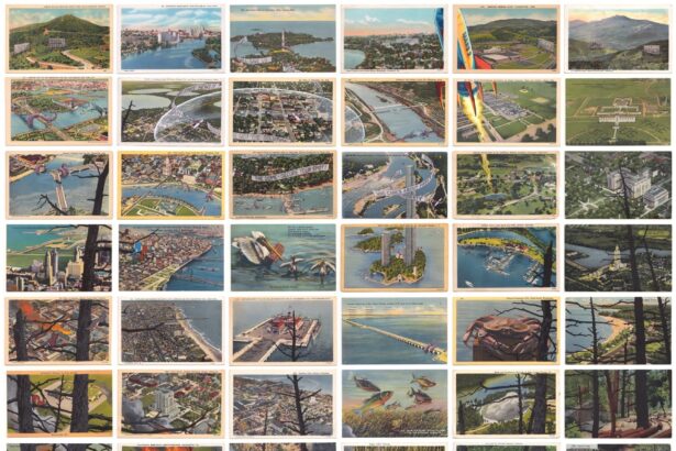 Vintage Postcard Paintings by David Opdyke Demonstrate an Ecological Future in Peril — Colossal