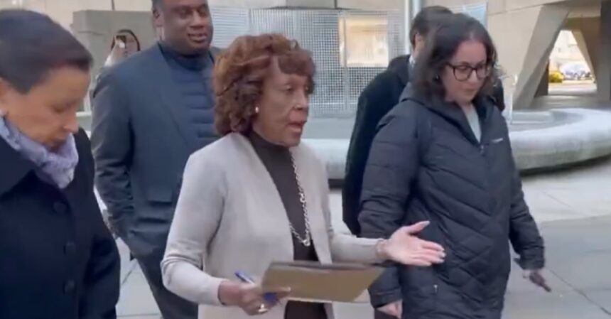 WATCH: Top Democrat Attack Dog Maxine Waters Tries to Storm HUD Building to Protest DOGE Cuts – HUD Spox Responds with FIRE |