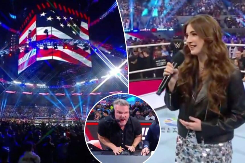 WWE fans boo Star Spangled Banner setting off host Pat McAfee during Elimination Chamber