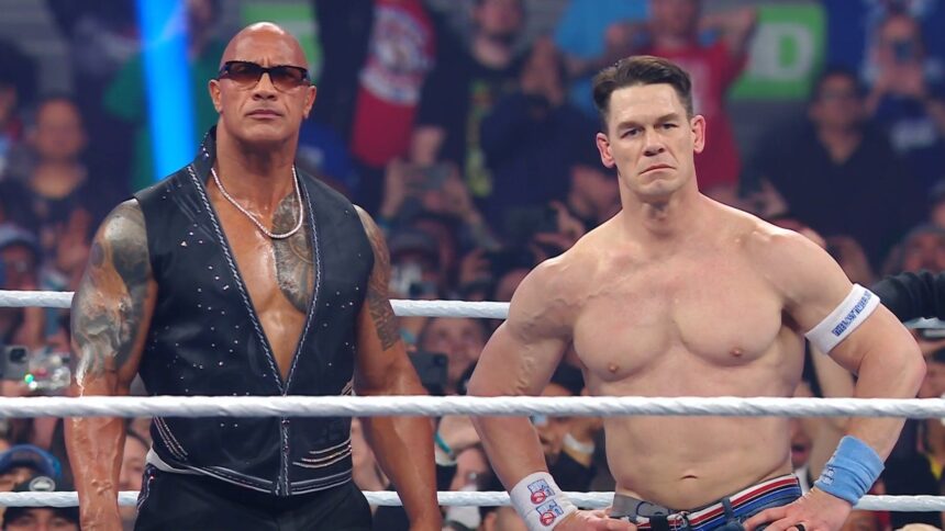 The Rock and John Cena [Image Credits: WWE