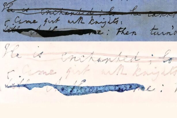 Advanced Imaging Reveals Crossed-Out Words in the Poems of Alfred Tennyson
