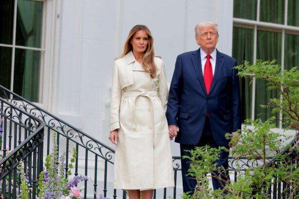 Melania Trump Opts for a Subdued Easter Look