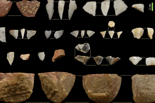Archaeologists hike up a cliff and find 20,000-year-old stone tools