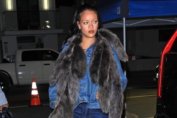 Leave It to Rihanna to Fancify Head-to-Toe Denim