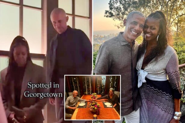 Barack and Michelle Obama spotted on date night in DC restaurant after divorce rumors