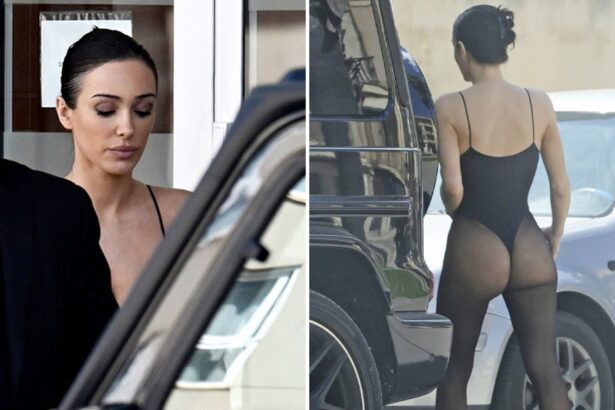 Bianca Censori Shows Off Her Buns on Way to Wellness Appointment in Spain