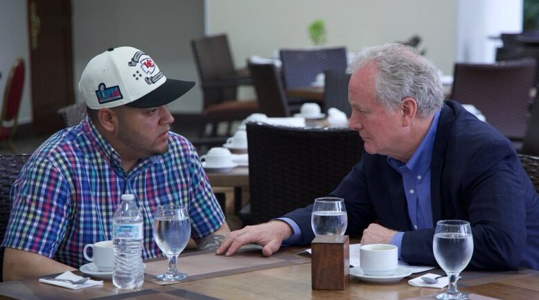 Breaking: Van Hollen Meets with Accused MS-13 Gang Member and Wife Beater Abrego Garcia, Gazes Lovingly in His Eyes; El Salvador President Bukele: “Now that he’s been confirmed healthy, he gets the honor of staying in El Salvador’s custody” |