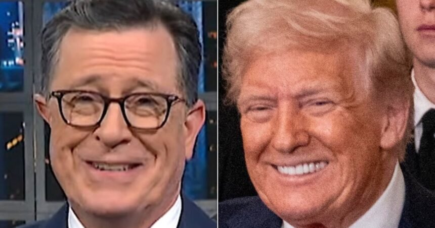Colbert Audience Groans Over A Trump Joke You Might Never Un-Hear