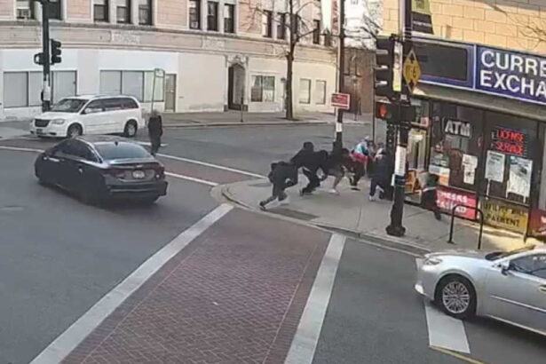 Drive-by shooting caught on video near North Side CTA station, 3 injured