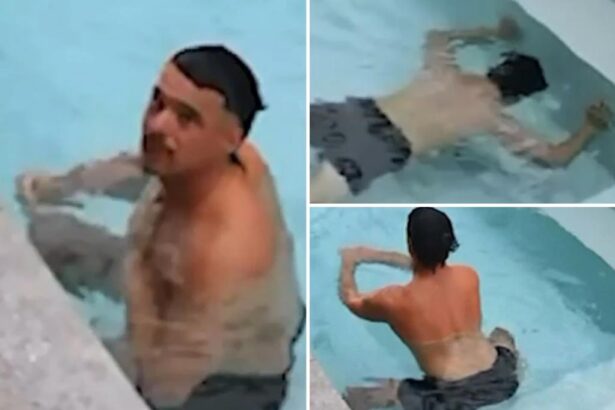 Family keeps capturing stranger sneaking into their pool for a swim: ‘Bizarre’