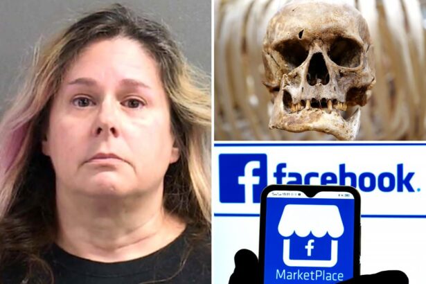 Florida woman charged with buying and selling human bones on Facebook Marketplace