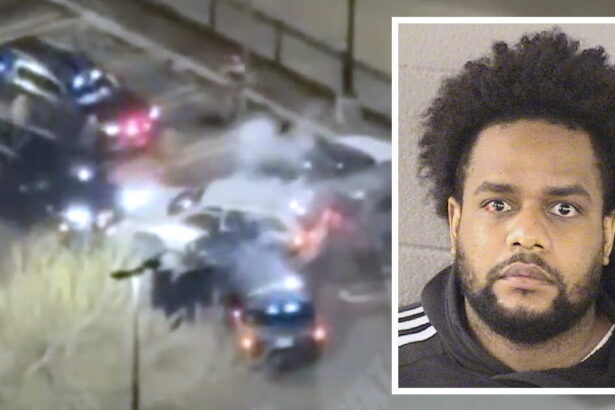 Gotcha! FBI task force rams fleeing murder suspect in South Loop parking lot (video)