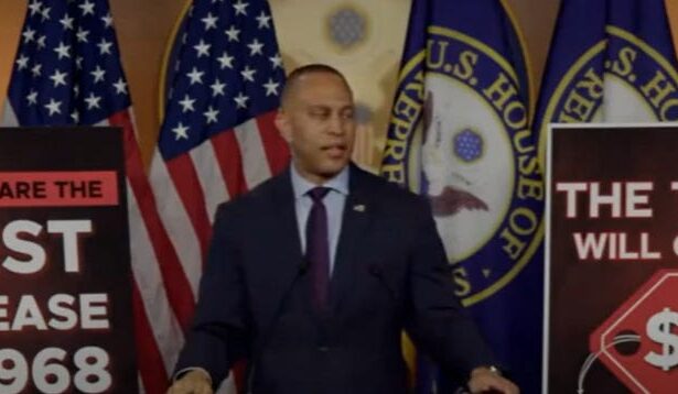 Hakeem Jeffries Calls The House Republican Majority Temporary