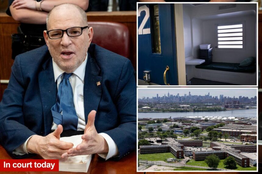Harvey Weinstein petitions court to send him from Rikers to cushy Bellevue due to spate of health issues