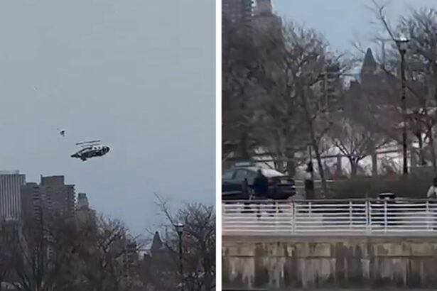 Helicopter Crashes Into Hudson River in New York City