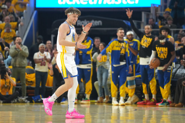 Is Brandin Podziemski playing tonight in Game 4 vs Rockets? Latest on Steph Curry’s back court partner’s status (April 28)