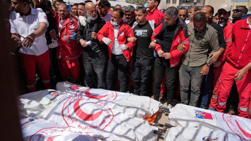 Israeli probe into killing of 15 Palestinian medics finds ‘professional failures’ : NPR