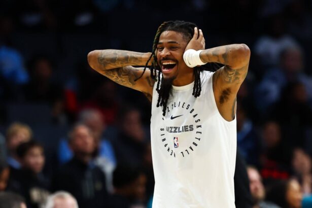 Ja Morant switches to grenade gesture after NBA fined All-Star for finger-gun 3-point celebration