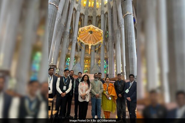 Jharkhand Chief Minister Visits Sagrada Familia In Barcelona