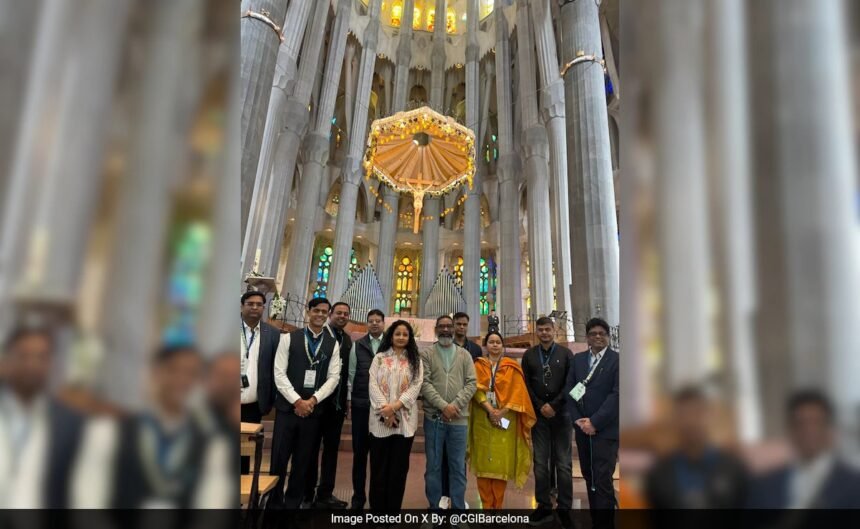 Jharkhand Chief Minister Visits Sagrada Familia In Barcelona