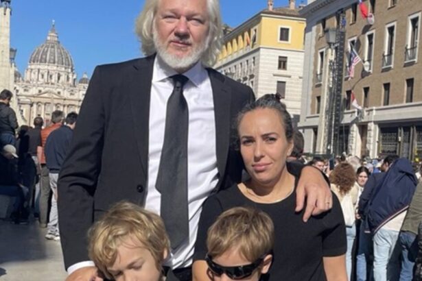 Julian Assange and His Family Attend Funeral for Pope Francis |