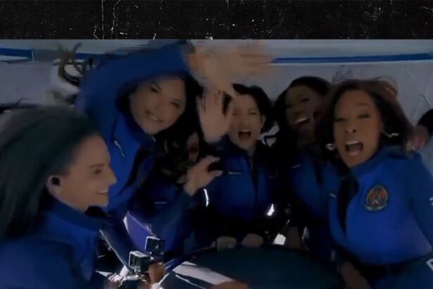 Katy, Gayle, Lauren & Co Weightless in Space, on Video, on Blue Origin Voyage