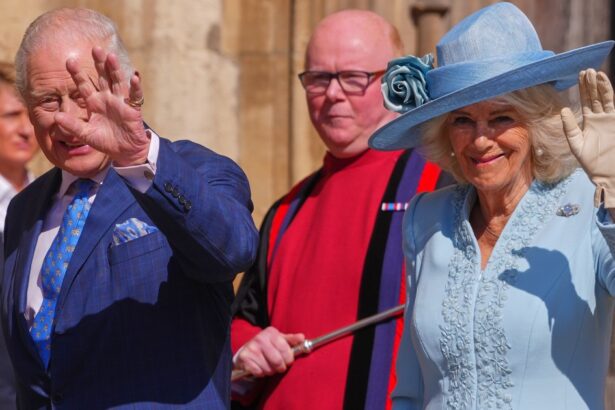 King Charles Attends Easter Service Without Prince William and Kate