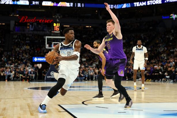 LA Lakers vs Minnesota Timberwolves player stats and box score (April 25)
