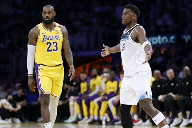 LA Lakers vs Minnesota Timberwolves predicted starting lineups and depth charts for Game 4 (April 27)