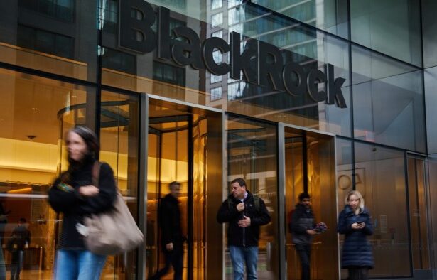 Larry Fink points to clients’ anxiety about markets as BlackRock inflows slow