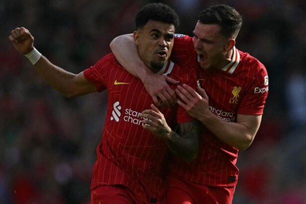 Liverpool win Premier League title for first time since 2019-20 season with 5-1 victory over Tottenham