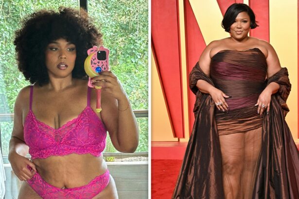 Lizzo Poses in Lacy Underwear While Showing Off Thinner Frame