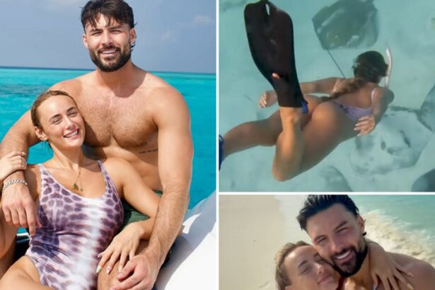 ‘Love Island’ Stars Millie Court & Liam Reardon Dive Deep in the Maldives