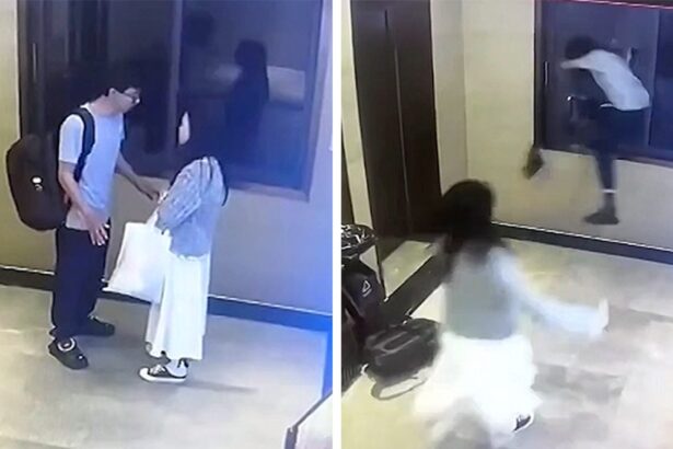 Man Leaps Through Window to Escape Argument With Girlfriend, on Video