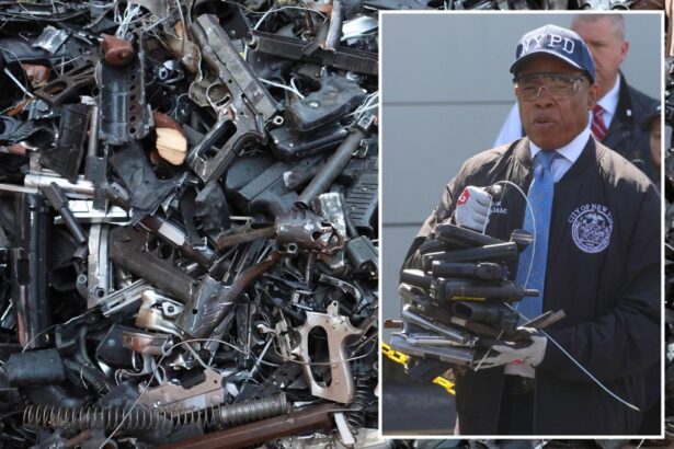 NYC crushes 3,600 seized guns in wood-chipper machine one day after death of innocent grandma