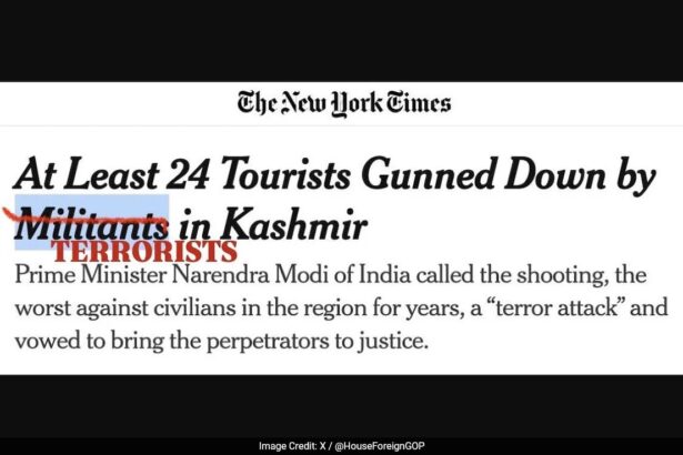 NYT Slammed By US Government Over Its Reportage Of Kashmir Terror Attack