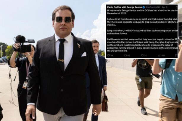 New York ex-Rep. George Santos ‘not genuinely remorseful’ DOJ says ahead of fraud’s sentencing