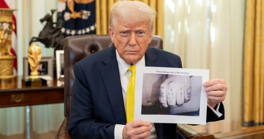 President Trump Drops the Hammer: Releases Photo of MS-13 Gang Member Kilmar Abrego Garcia’s Tattooed Knuckles in Devastating PR Blow to the Left |