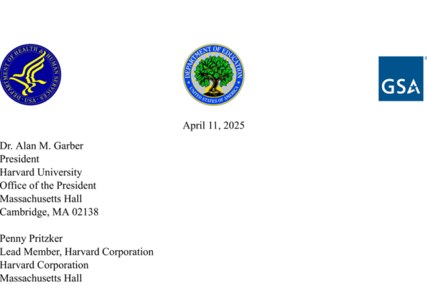 Read the Trump Administration’s Letter to Harvard