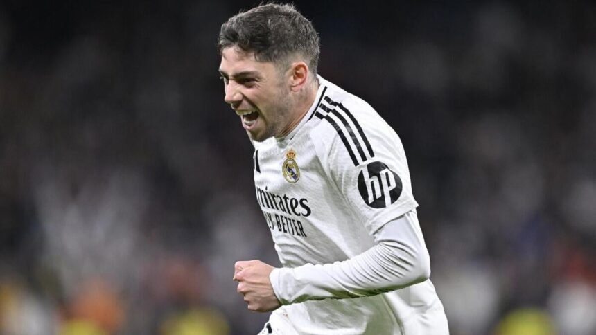 Real Madrid 1-0 Athletic Club: Fede Valverde’s stoppage time goal keeps them within reach of Barcelona