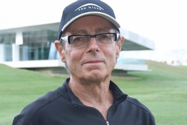 Sir Michael Hill being treated for cancer