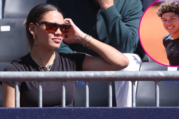 Trinity Rodman Cheers on Ben Shelton During BMW Open Match