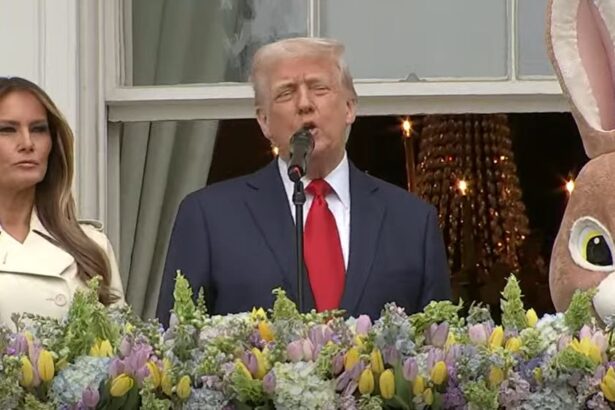 Trump Brags To The Easter Bunny About Lowering The Flags For Pope Francis