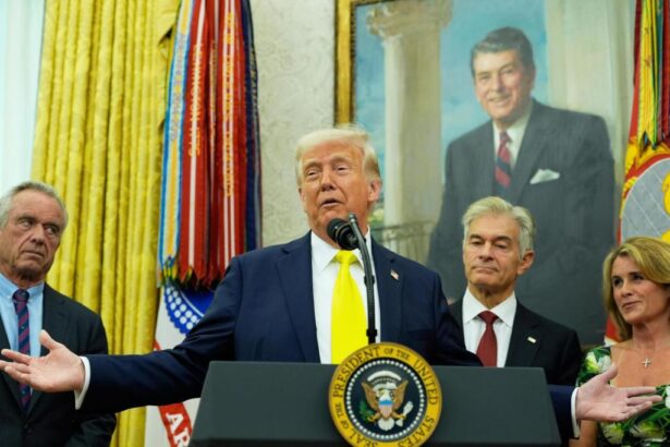 Trump turns a COVID information website into a promotion page for lab leak theory