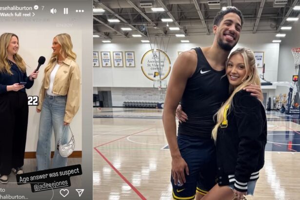 Tyrese Haliburton issues cheeky 4-word suspicion as GF Jade Jones’ crushes boyfriend trivia at famous NBA game