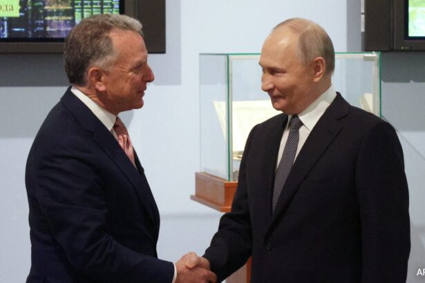 US Envoy Meets Putin In Russia For Ceasefire Talks On Ukraine War